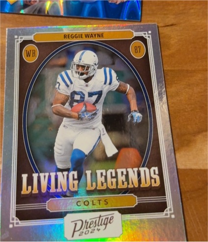2024 Panini Prestige Living Legends #LL-RWE Reggie Wayne — front