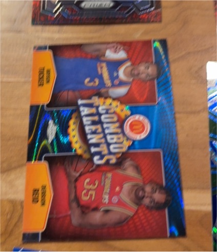 2024 Topps Chrome McDonald's All American Combo Talents LeBron James & Bronny James — front