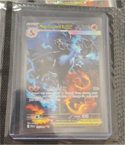 2014 Pokémon XY Phantom Forces #125 Mega Charizard X EX — front