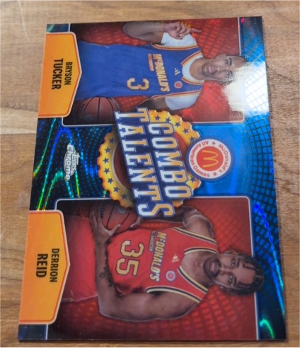 2024 Topps Chrome McDonald's Combo Talents #Bryson Tucker Derrion Reid — front