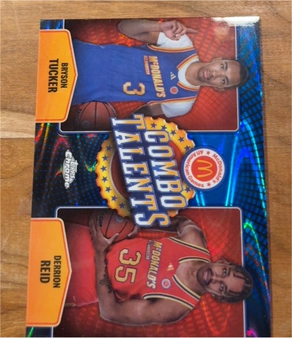 2024 Topps Chrome McDonald's Combo Talents #COT-BRY Bryson Tucker / Derrion Reid — front