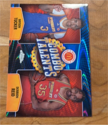 2024 Topps Chrome McDonald's Combo Talents #COT-BRY Bryson Tucker Derrion Reid — front