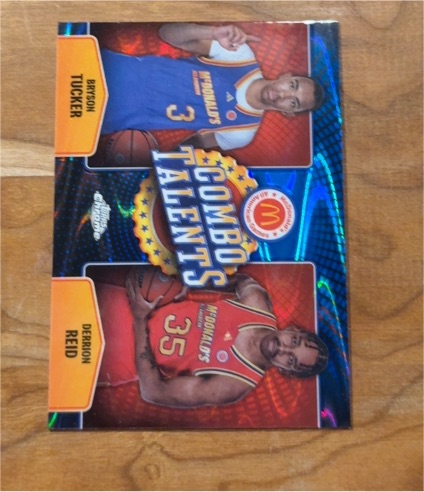 2024 Topps Chrome McDonald's Combo Talents #COT-BRY Bryson Tucker Derrion Reid — front
