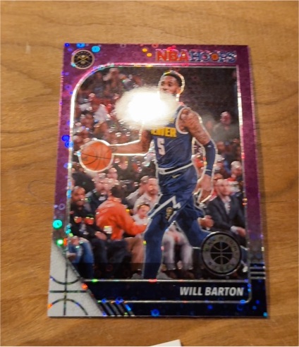 2019-20 Panini NBA Hoops Premium Stock #48 Will Barton — front