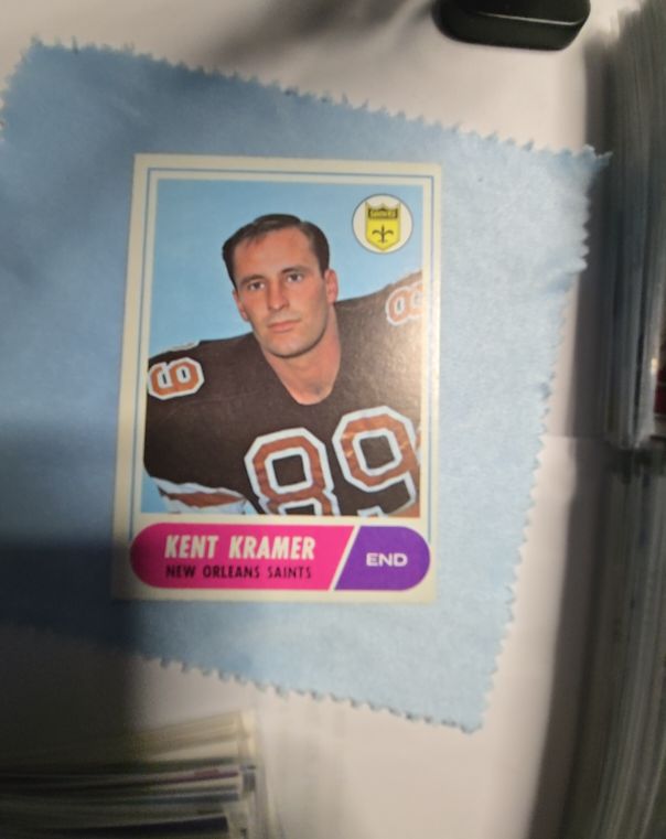 1968 Topps #134 Kent Kramer — front