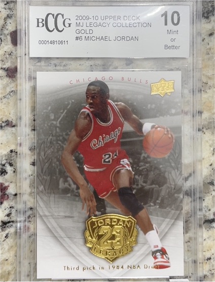 2009-10 Upper Deck MJ Legacy Collection Gold #6 Michael Jordan — front