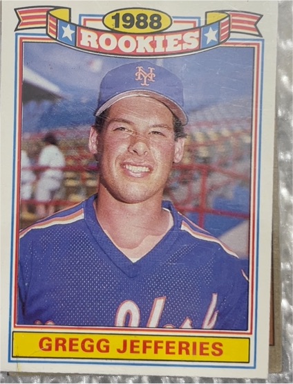 1989 Topps #13 Gregg Jefferies — front