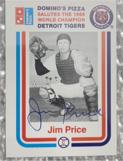 1988 Domino's Pizza #20 Jim Price — front