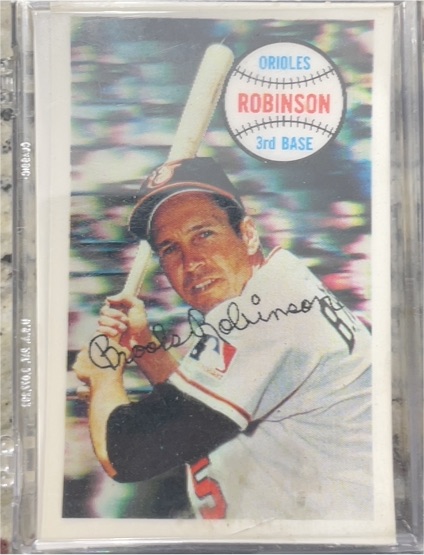 1970 Kellogg's 3-D #21 Brooks Robinson — front