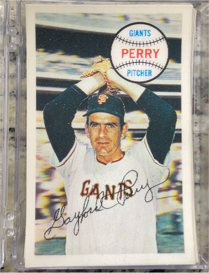 1970 Kellogg's 3-D Super Stars #20 Gaylord Perry — front