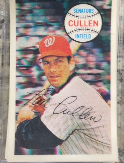 1970 Kellogg's 3-D Super Stars #30 Tim Cullen — front