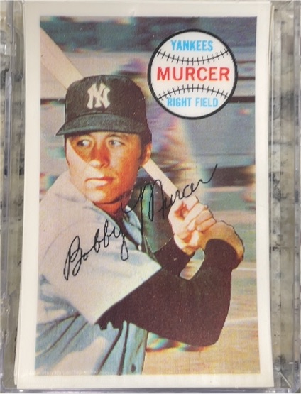 1970 Kellogg's 3-D Super Stars #60 Bobby Murcer — front