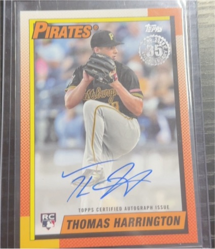 2025 Topps Update #90AU-TH Thomas Harrington — front