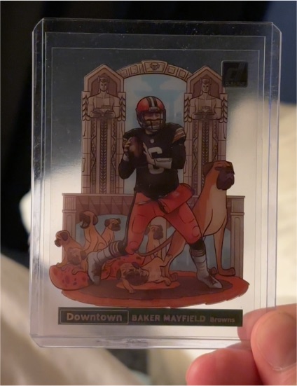 2021 Panini Donruss Optic Downtown #DT-11 Baker Mayfield — front