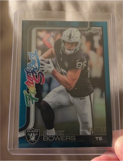 2025 Topps Chrome #FS-21 Brock Bowers Future Stars — front
