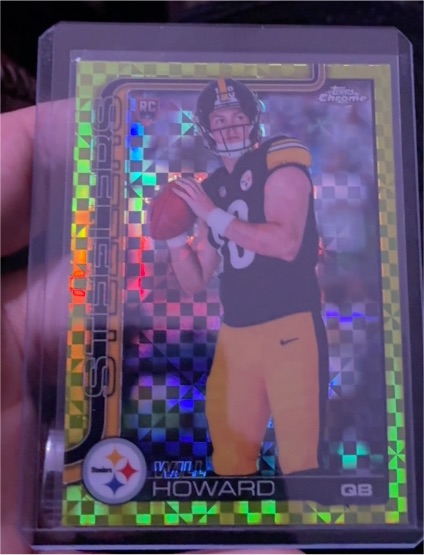 2025 Topps Chrome #321 Will Howard — front