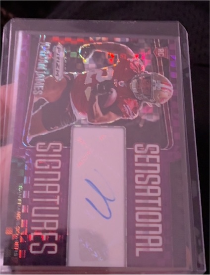 2025 Panini Prizm #SEN-JOJ Jordan James Sensational Signatures — front