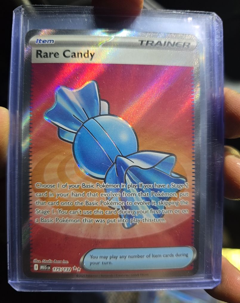 2025 Pokemon ME01 Mega Evolution #175 Rare Candy — front