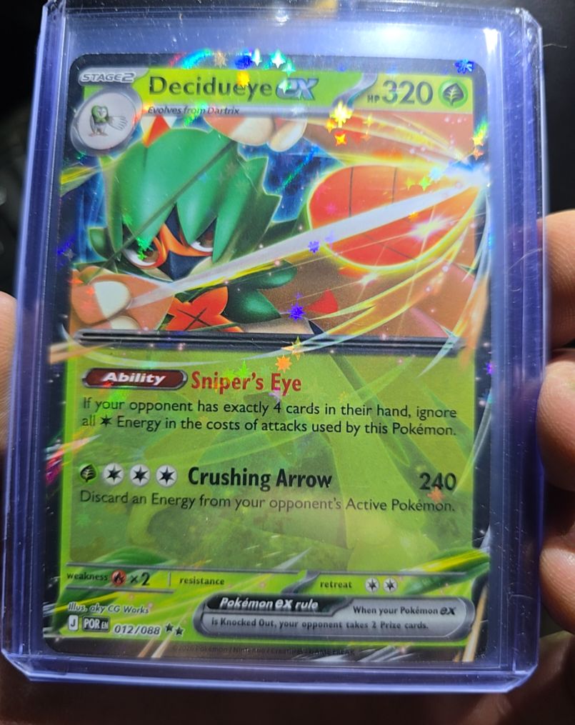 2026 Pokémon Perfect Order #12 Decidueye ex — front