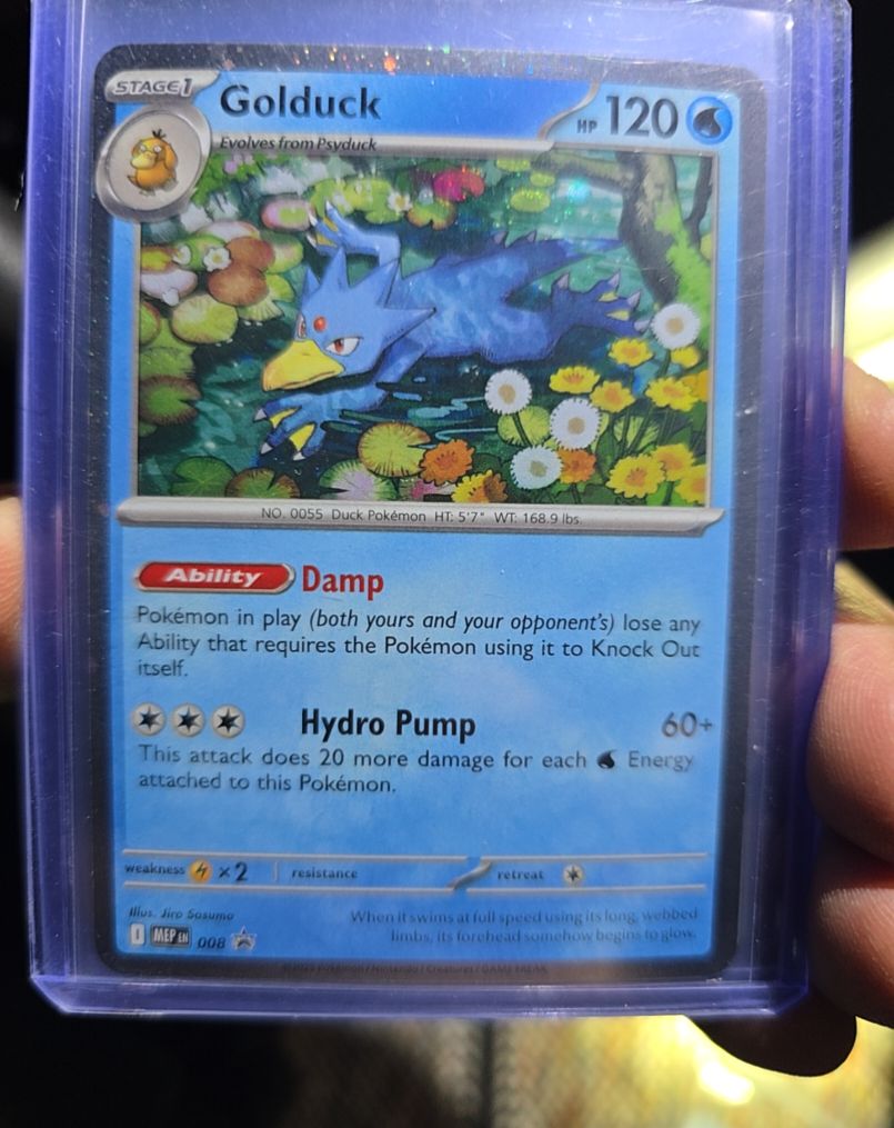 2023 Pokemon ME: Mega Evolution Promo #008 Golduck — front