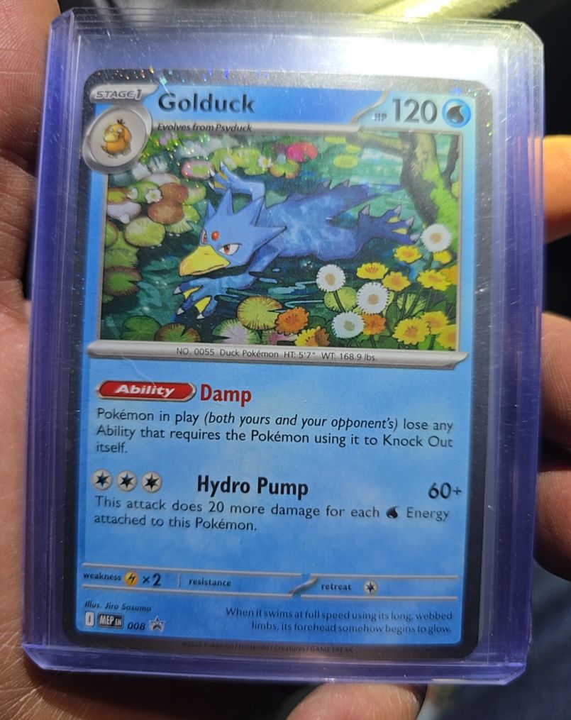 2025 Pokemon TCG Mega Evolutions #008 Golduck — front
