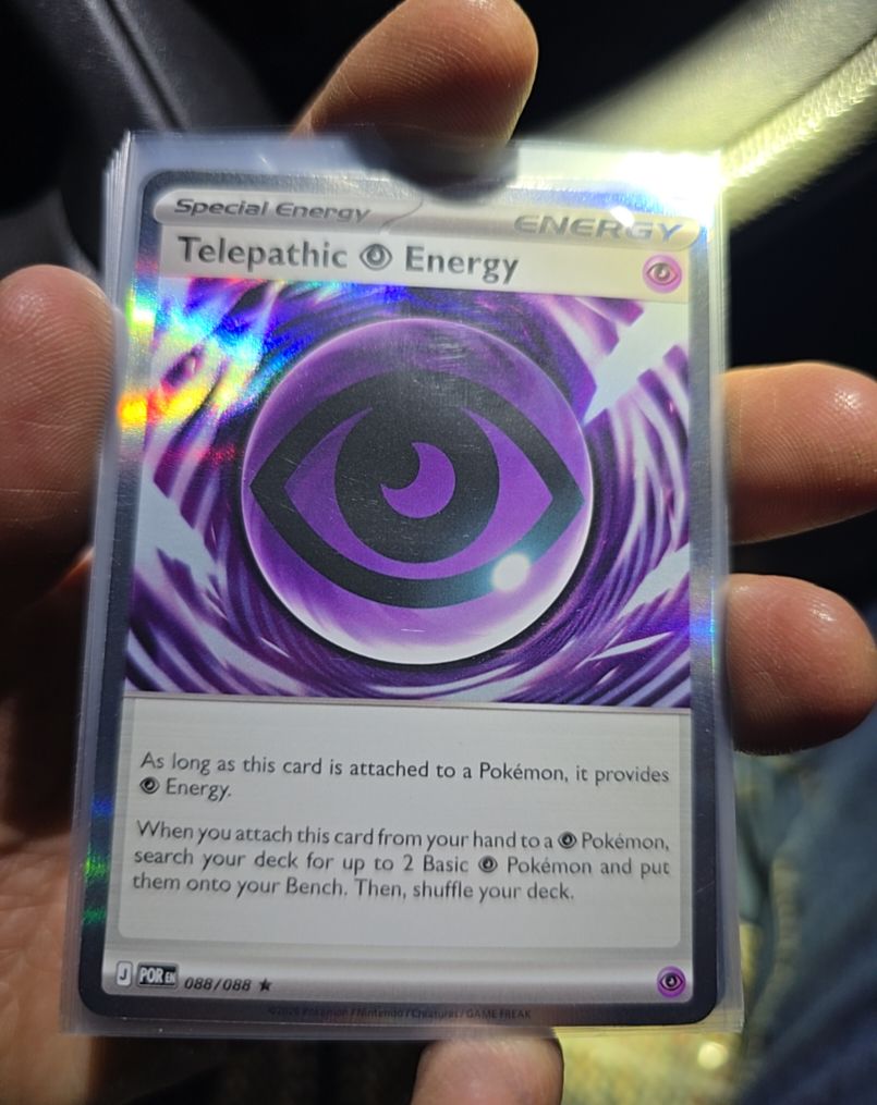 2026 Pokémon Telepathic Psychic Energy #088 — front