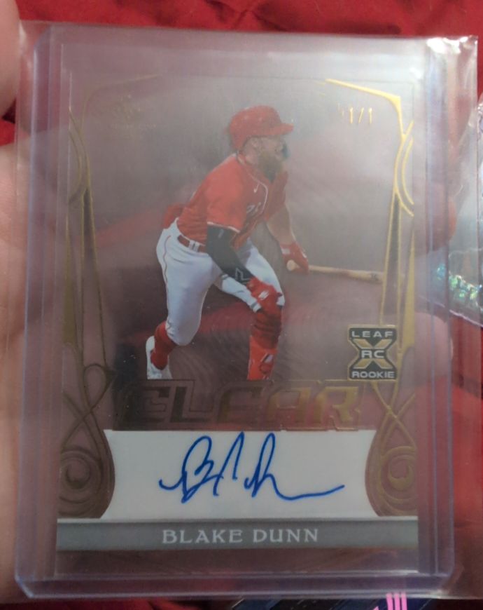 2023 Leaf Trinity #CA-BD1 Blake Dunn — front