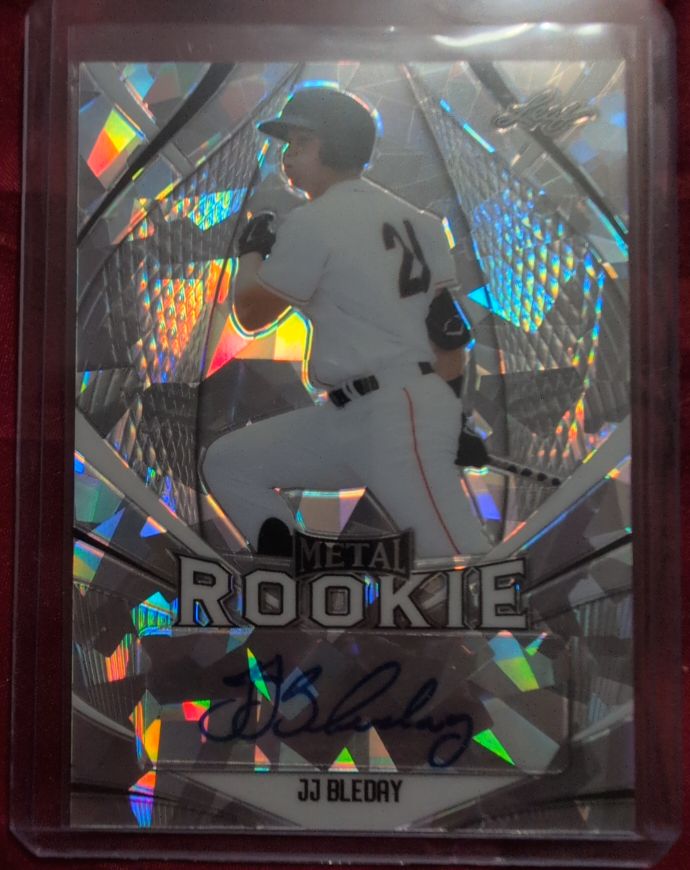 2020 Leaf Metal Rookie #2 JJ Bleday — front