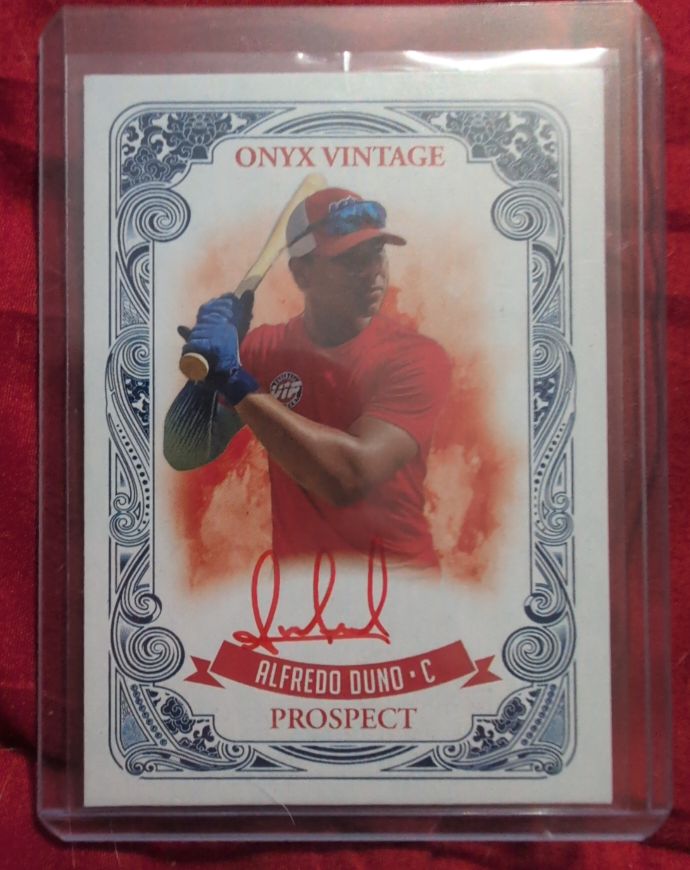 2021 Onyx Vintage Alfredo Duno Prospect — front