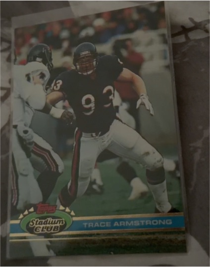 1991 Topps Stadium Club #135 Trace Armstrong — front
