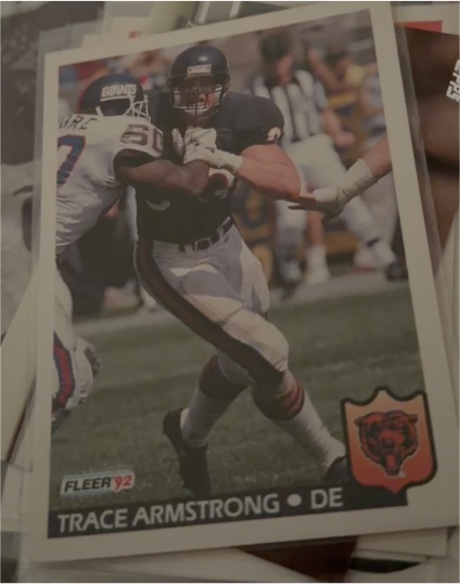 1992 Fleer #36 Trace Armstrong — front