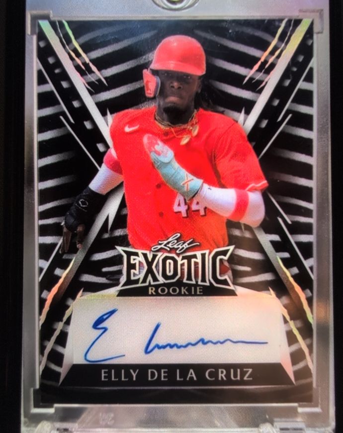 2023 Leaf Exotic #BA-EC1 Elly De La Cruz — front