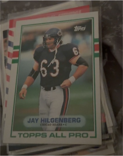 1989 Topps #59 Jay Hilgenberg — front