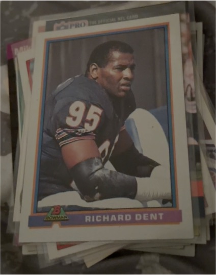 1991 Bowman #56 Richard Dent — front