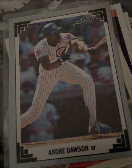1991 Leaf #400 Andre Dawson — front