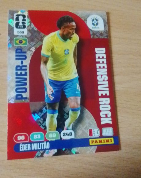 2026 Panini Adrenalyn XL #559 Éder Militão Defensive Rock — front
