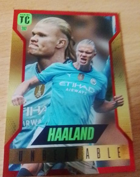 2025 Panini Top Class #262 Erling Haaland Unbeatable — front