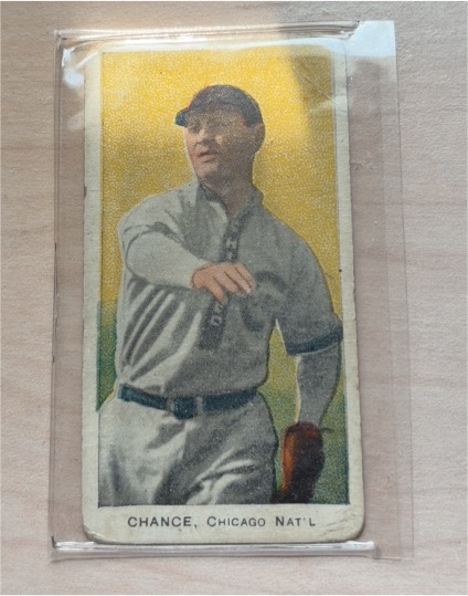 1909 T206 Piedmont #350 Frank Chance — front