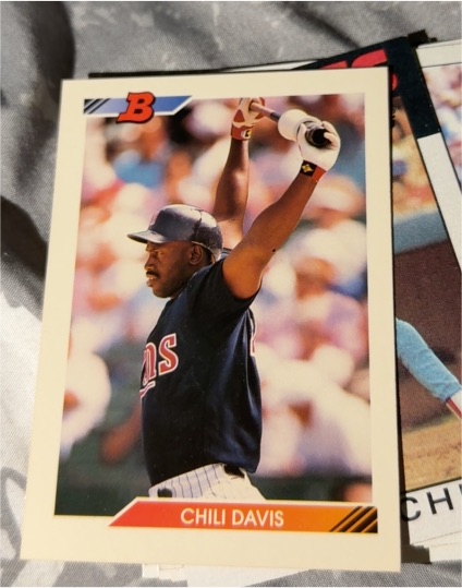 1992 Bowman #195 Chili Davis — front