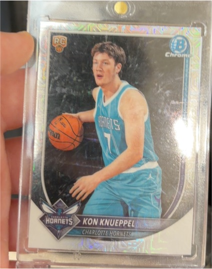 2025-26 Bowman Chrome #BCV-4 Kon Knueppel — front