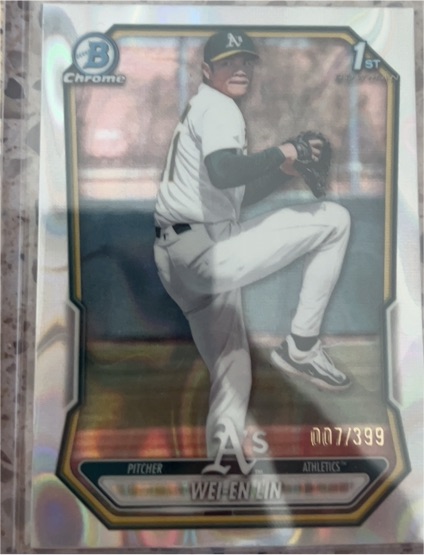 2026 Bowman Chrome #BCP-125 Wei-En Lin — front