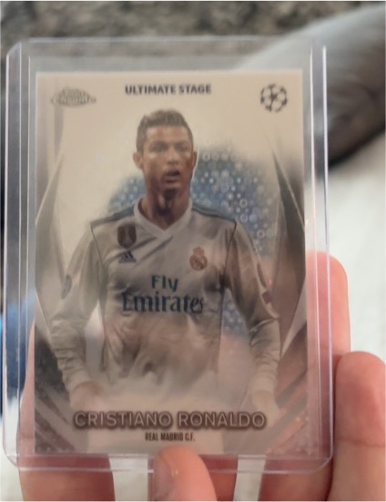 2024-25 Topps Chrome UEFA #USC-43 Cristiano Ronaldo Ultimate Stage — front