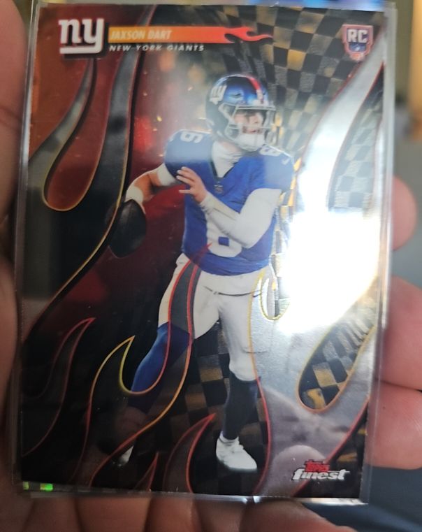 2025 Topps Finest #T-4 Jaxson Dart — front