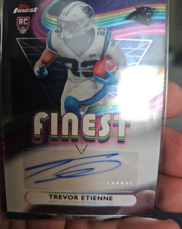 2025 Topps Finest #10 Trevor Etienne — front