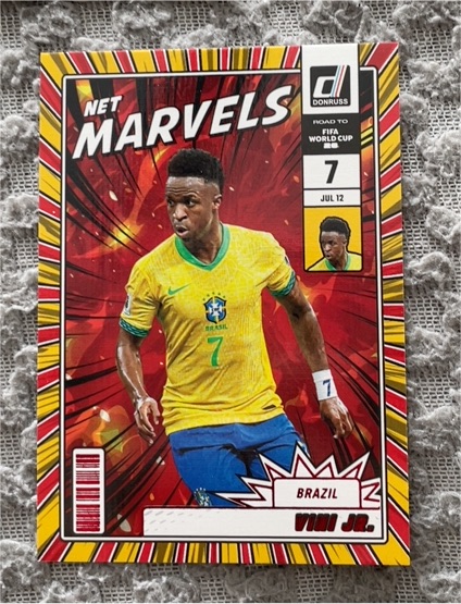 2025-26 Donruss Road to FIFA World Cup #18 Vini Jr. — front