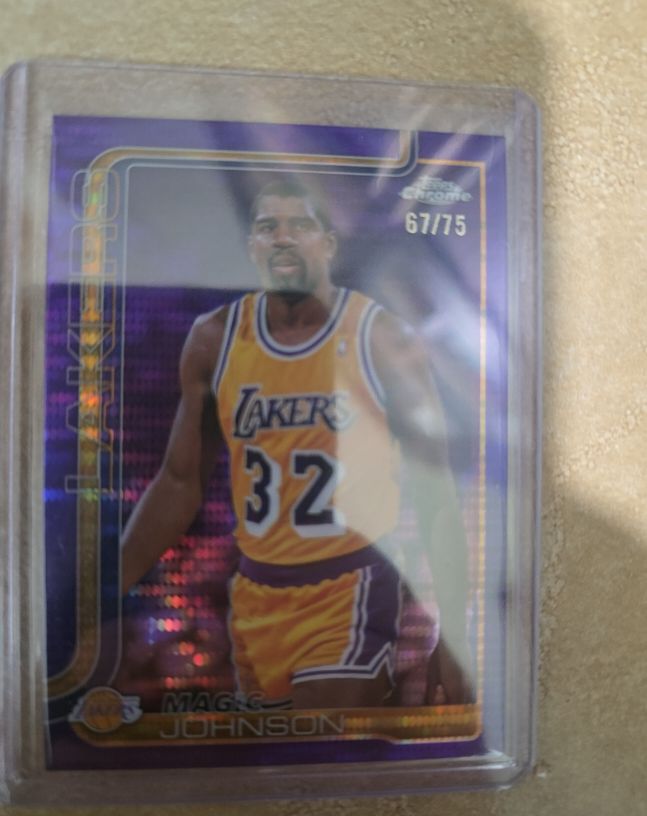 2025 Topps Chrome #244 Magic Johnson — front