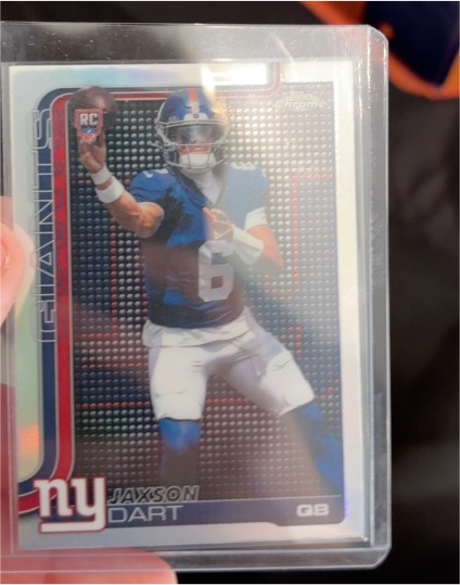 2025 Topps Chrome #306 Jaxson Dart — front