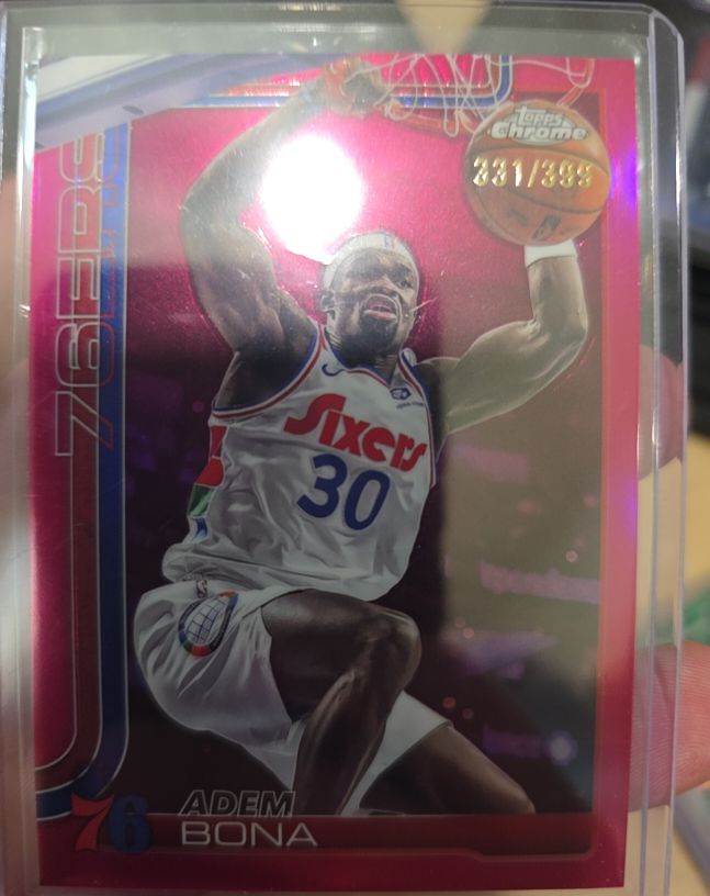 2025-26 Topps Chrome #183 Adem Bona — front