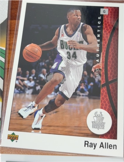 2002-03 Upper Deck UD Authentics #44 Ray Allen — front
