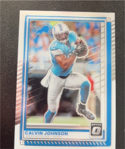 2025 Panini Donruss Optic #19 Calvin Johnson — front